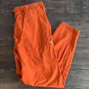 Used Mack Weldon Orange Jogger Sweatpants with Elastic Waistband